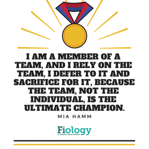 I am a member of the team, and I rely on the team