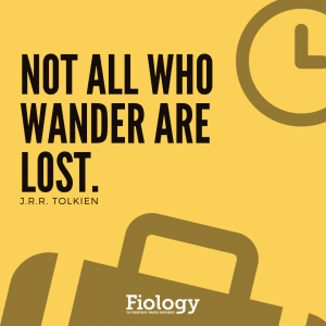 Not all who wander are lost