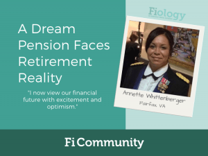 A Dream Pension Faces Retirement Reality by Annette Whittenberger