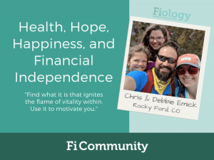 Health, Hope, Happiness, and Financial Independence by Chris and Debbie Emick - Fiology