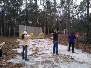 Archery was an option at CampFI Southeast 2021