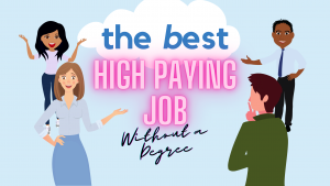 People contemplating their next job hoping for high paying jobs without a degree
